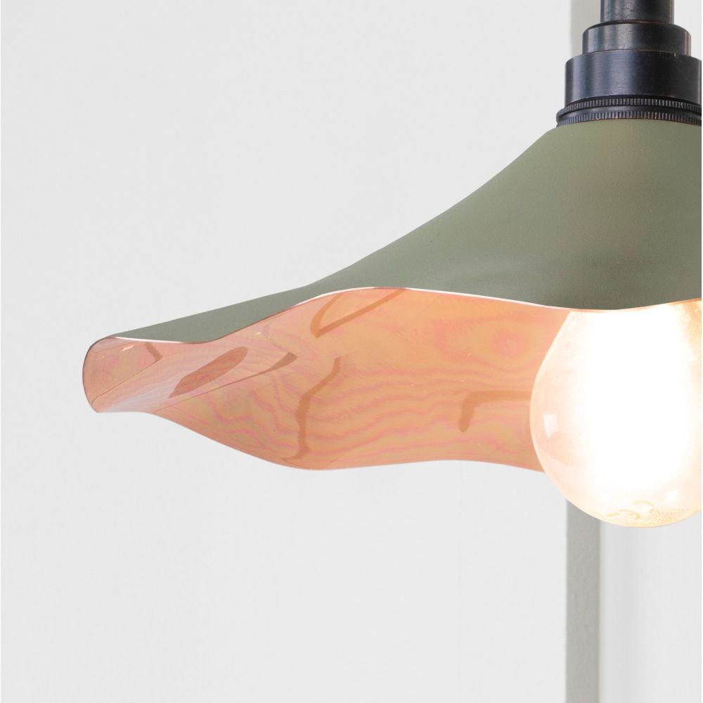 From The Anvil - Smooth Copper Flora Wall Light in Tump | Sku. 49723STU | Trade Door Handles.