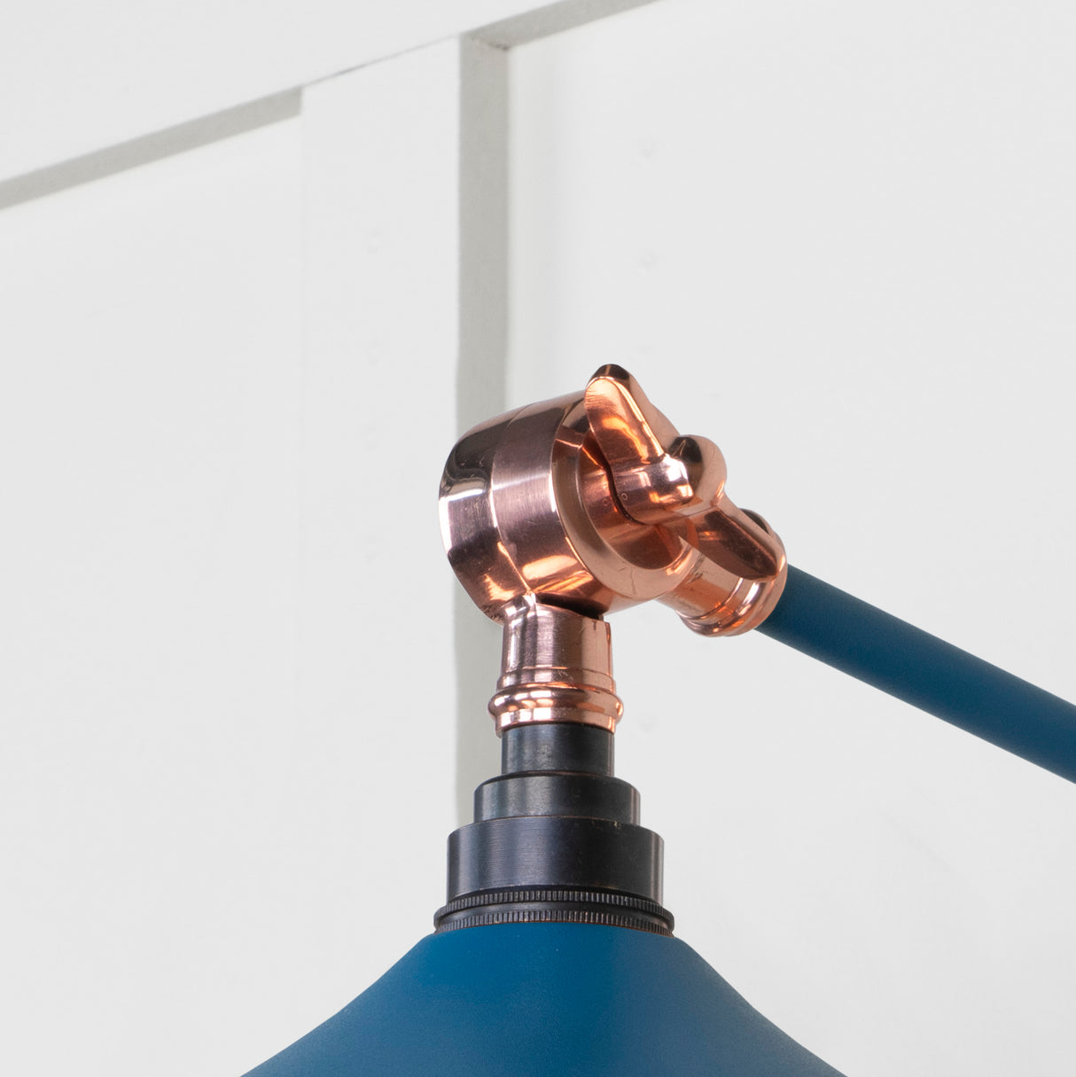 From The Anvil - Smooth Copper Flora Wall Light in Upstream | Sku. 49723SU | Trade Door Handles.