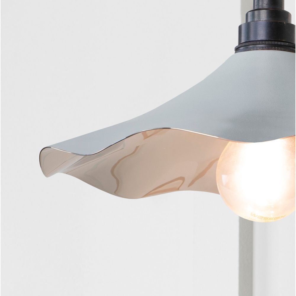 From The Anvil - Smooth Nickel Flora Wall Light in Birch | Sku. 49724SBI | Trade Door Handles.