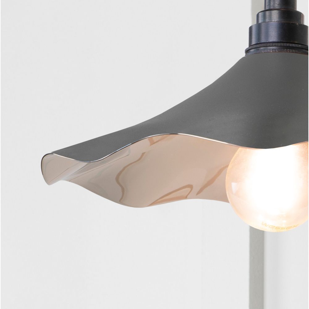 From The Anvil - Smooth Nickel Flora Wall Light in Bluff | Sku. 49724SBL | Trade Door Handles.