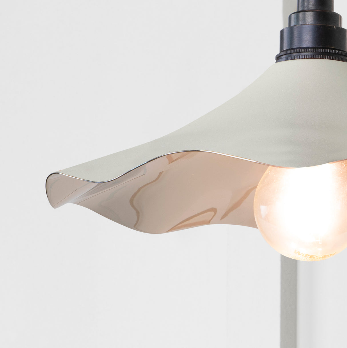 From The Anvil - Smooth Nickel Flora Wall Light in Teasel | Sku. 49724STE | Trade Door Handles.