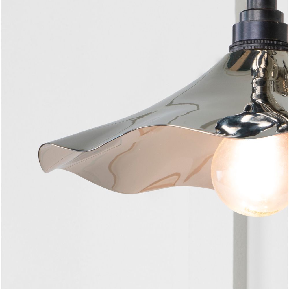 From The Anvil - Smooth Nickel Flora Wall Light | Sku. 49724 | Trade Door Handles.