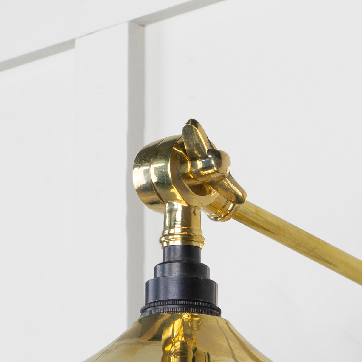 From The Anvil - Smooth Brass Flora Wall Light | Sku. 49725 | Trade Door Handles.