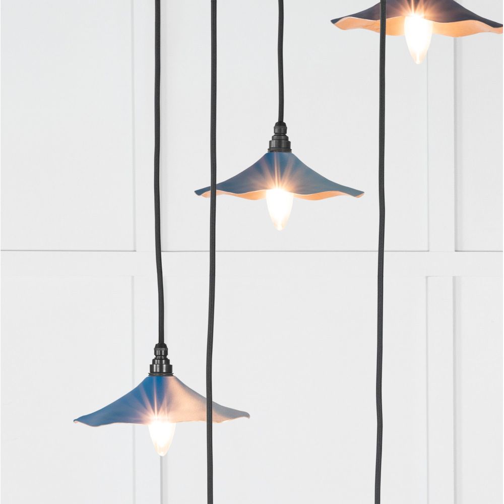 From The Anvil - Smooth Copper Flora Cluster Pendant in Upstream | Sku. 49726SU | Trade Door Handles.