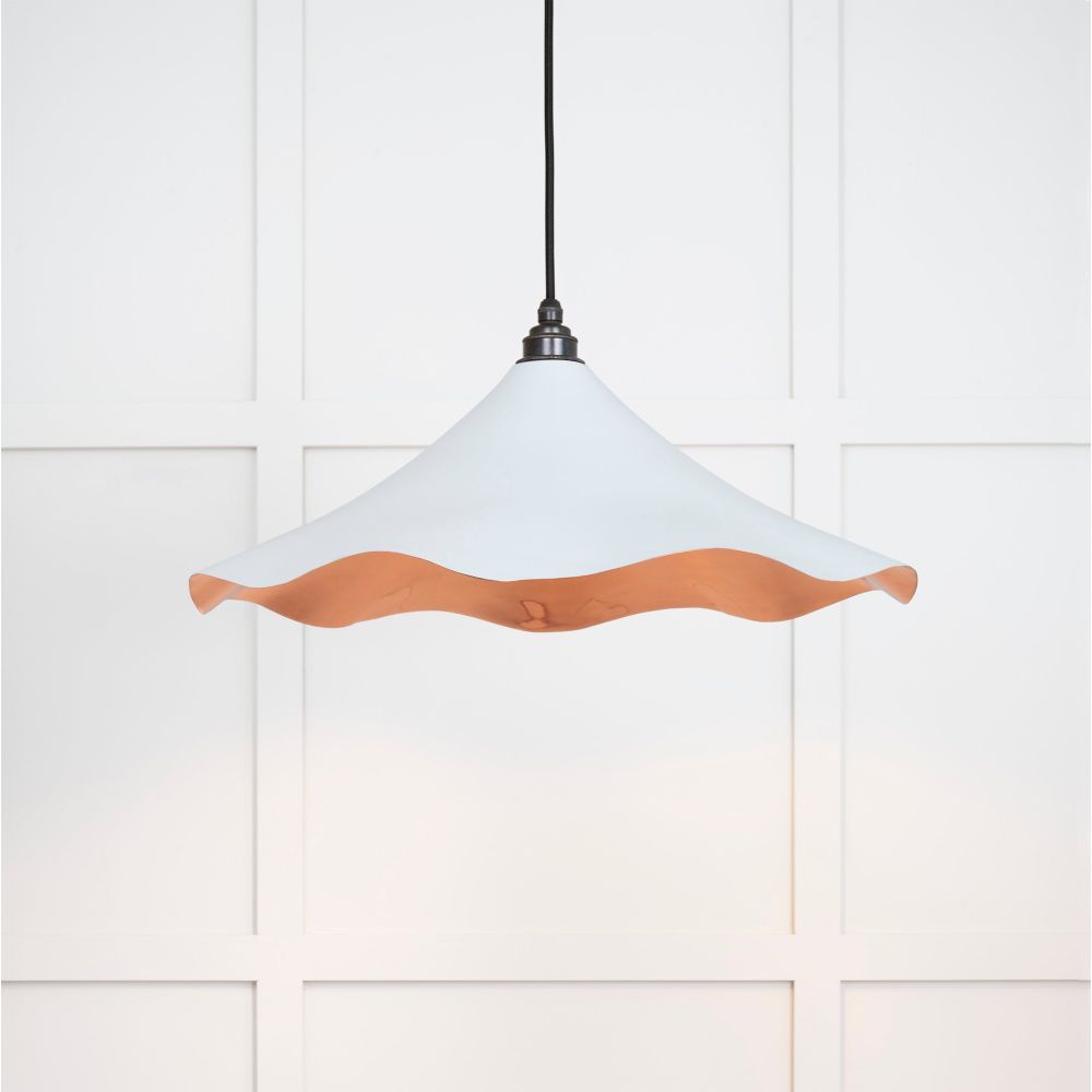 From The Anvil - Smooth Copper Flora Pendant in Birch | Sku. 49729SBI | Trade Door Handles.