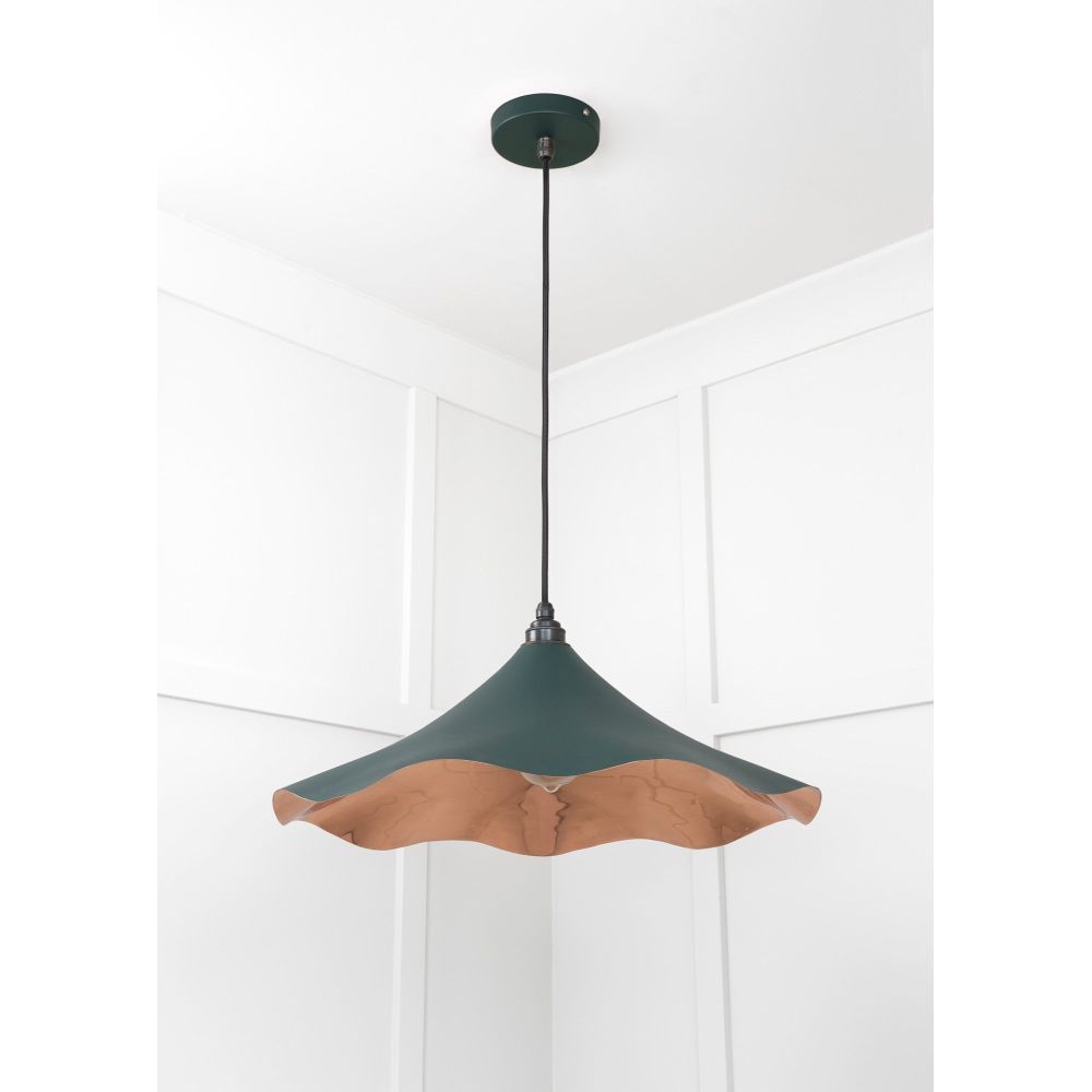From The Anvil - Smooth Copper Flora Pendant in Dingle | Sku. 49729SDI | Trade Door Handles.