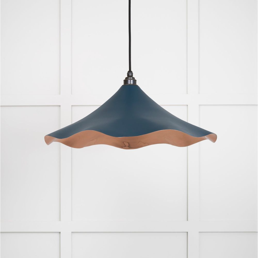 From The Anvil - Smooth Copper Flora Pendant in Dusk | Sku. 49729SDU | Trade Door Handles.