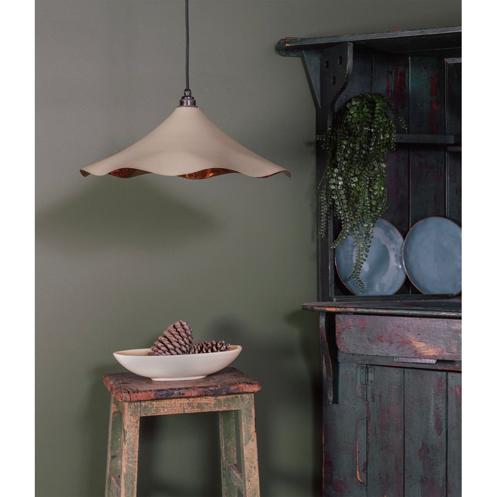 From The Anvil - Smooth Copper Flora Pendant in Tump | Sku. 49729STU | Trade Door Handles.