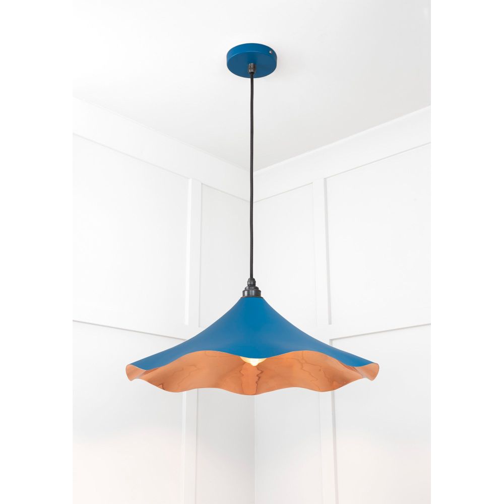From The Anvil - Smooth Copper Flora Pendant in Upstream | Sku. 49729SU | Trade Door Handles.