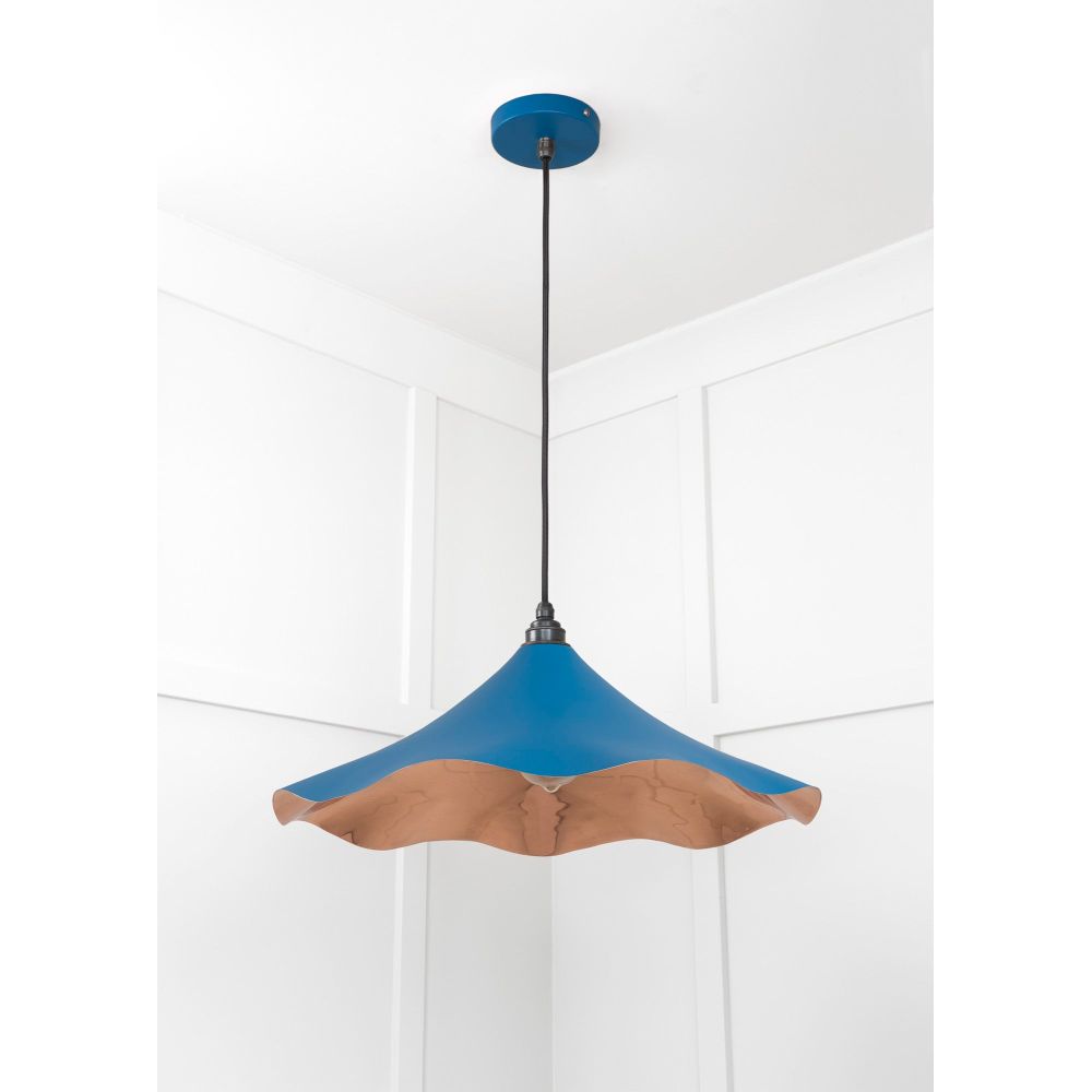 From The Anvil - Smooth Copper Flora Pendant in Upstream | Sku. 49729SU | Trade Door Handles.
