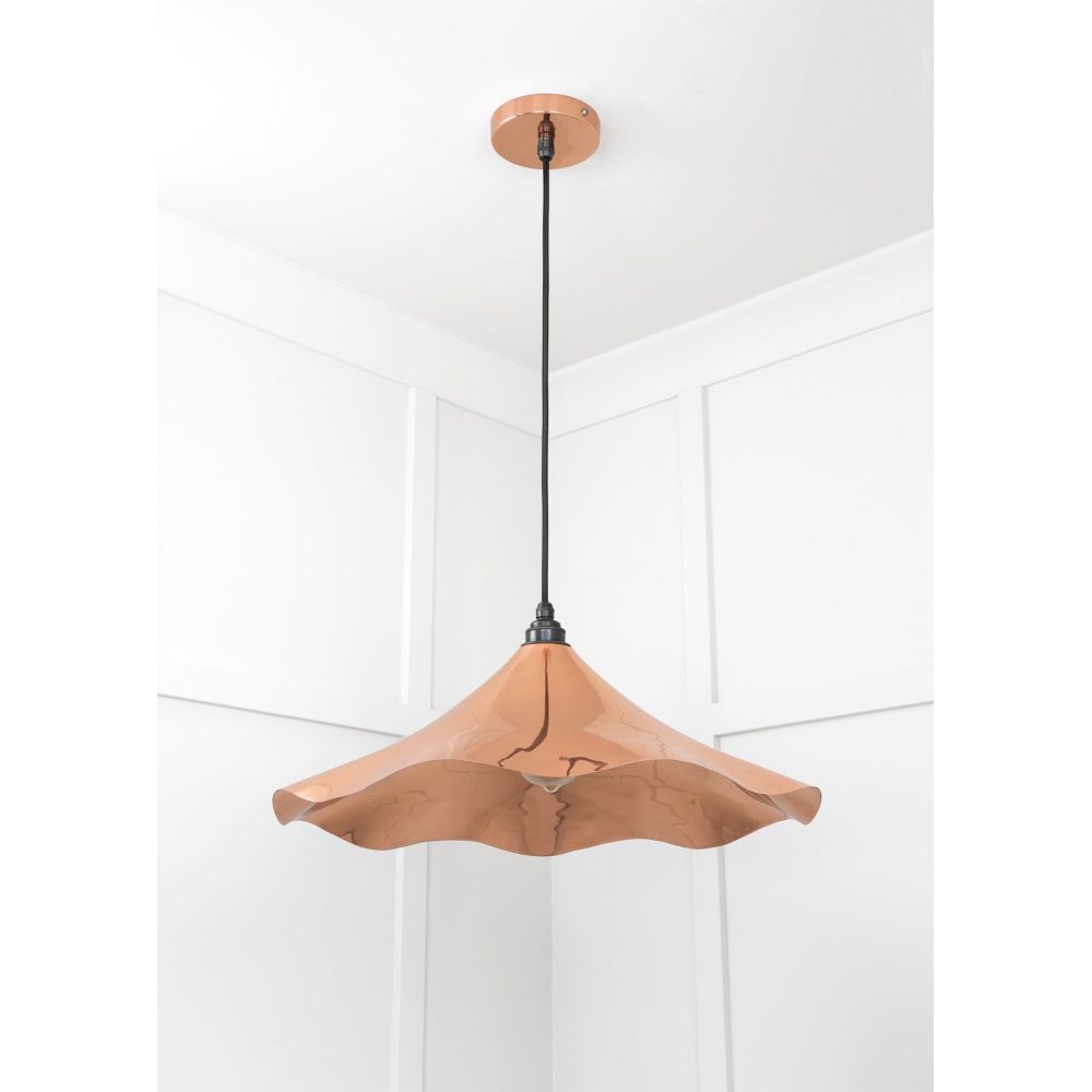 From The Anvil - Smooth Copper Flora Pendant | Sku. 49729 | Trade Door Handles.