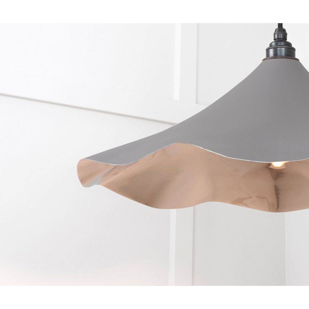 From The Anvil - Smooth Nickel Flora Pendant in Bluff | Sku. 49730SBL | Trade Door Handles.