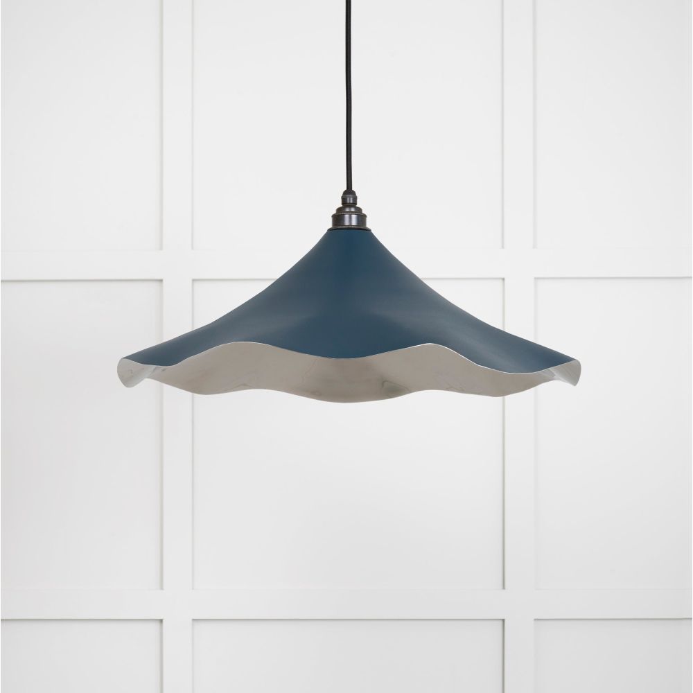 From The Anvil - Smooth Nickel Flora Pendant in Dusk | Sku. 49730SDU | Trade Door Handles.