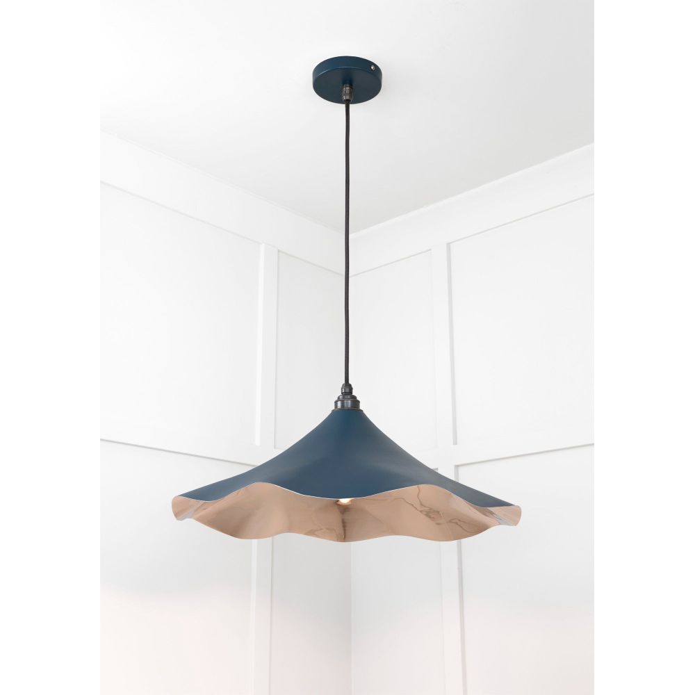 From The Anvil - Smooth Nickel Flora Pendant in Dusk | Sku. 49730SDU | Trade Door Handles.