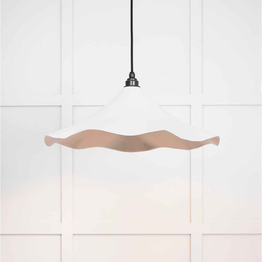 From The Anvil - Smooth Nickel Flora Pendant in Flock | Sku. 49730SF | Trade Door Handles.