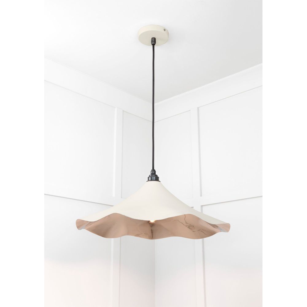 From The Anvil - Smooth Nickel Flora Pendant in Teasel | Sku. 49730STE | Trade Door Handles.