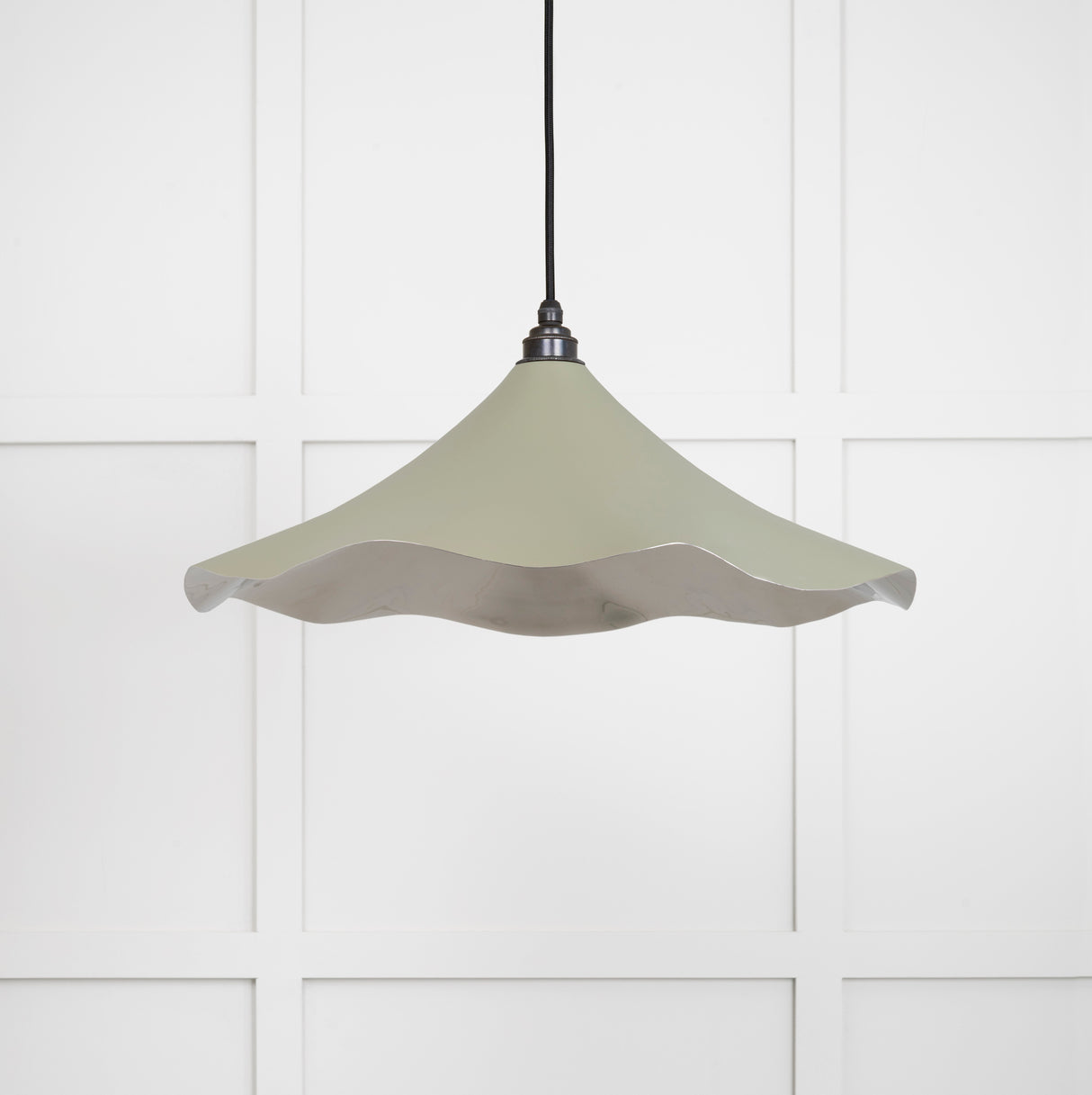From The Anvil - Smooth Nickel Flora Pendant in Tump | Sku. 49730STU | Trade Door Handles.