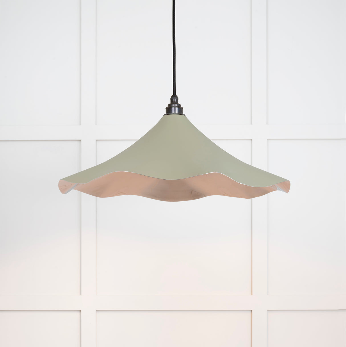 From The Anvil - Smooth Nickel Flora Pendant in Tump | Sku. 49730STU | Trade Door Handles.