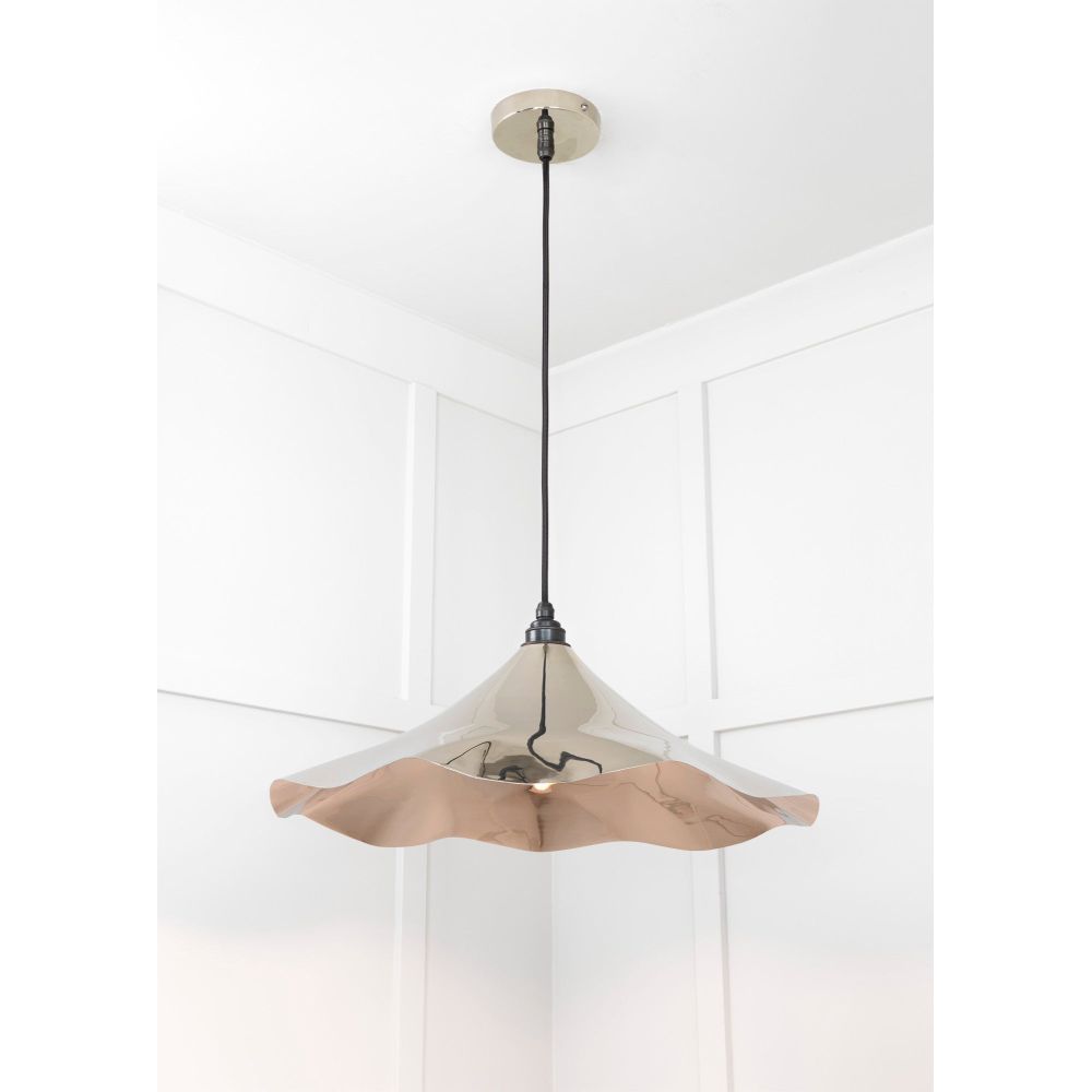 From The Anvil - Smooth Nickel Flora Pendant | Sku. 49730 | Trade Door Handles.