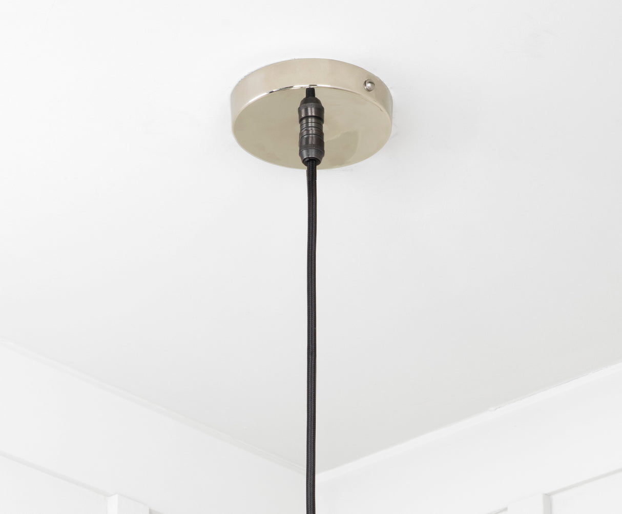 From The Anvil - Smooth Nickel Flora Pendant | Sku. 49730 | Trade Door Handles.