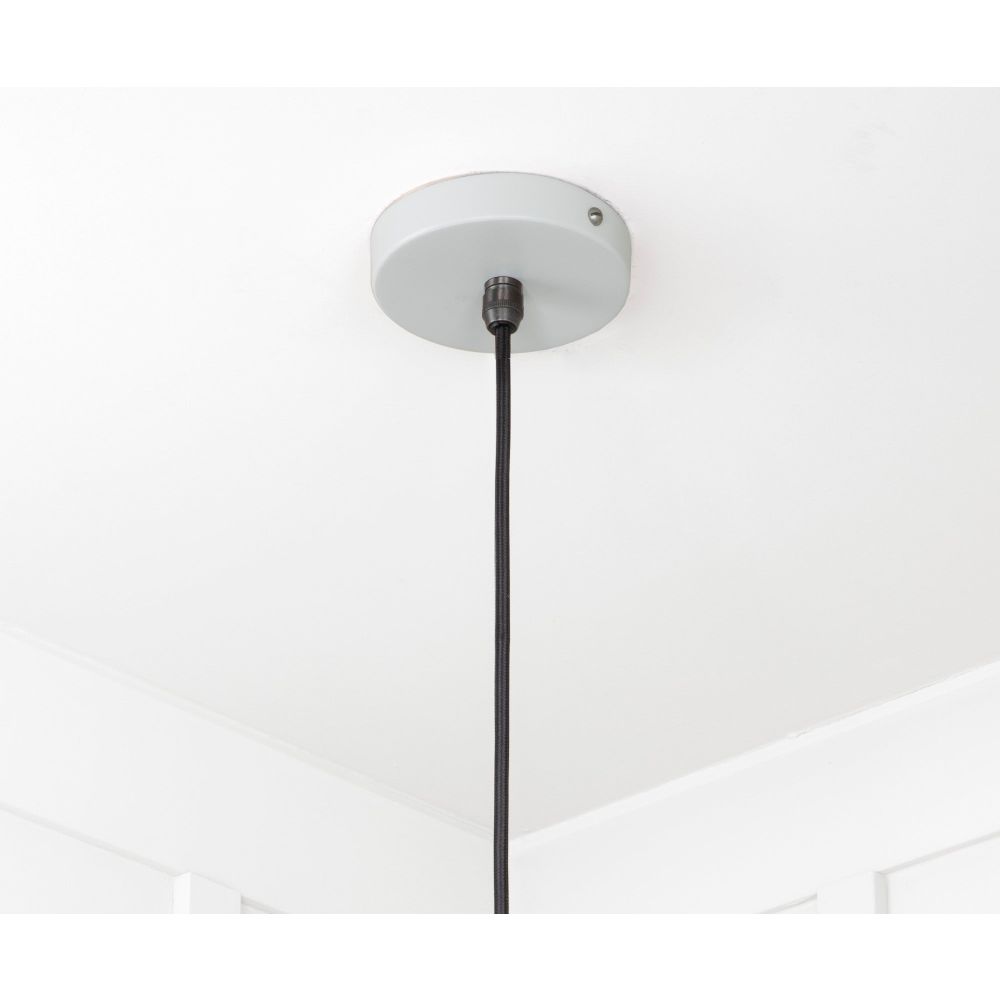 From The Anvil - Smooth Brass Flora Pendant in Birch | Sku. 49731SBI | Trade Door Handles.