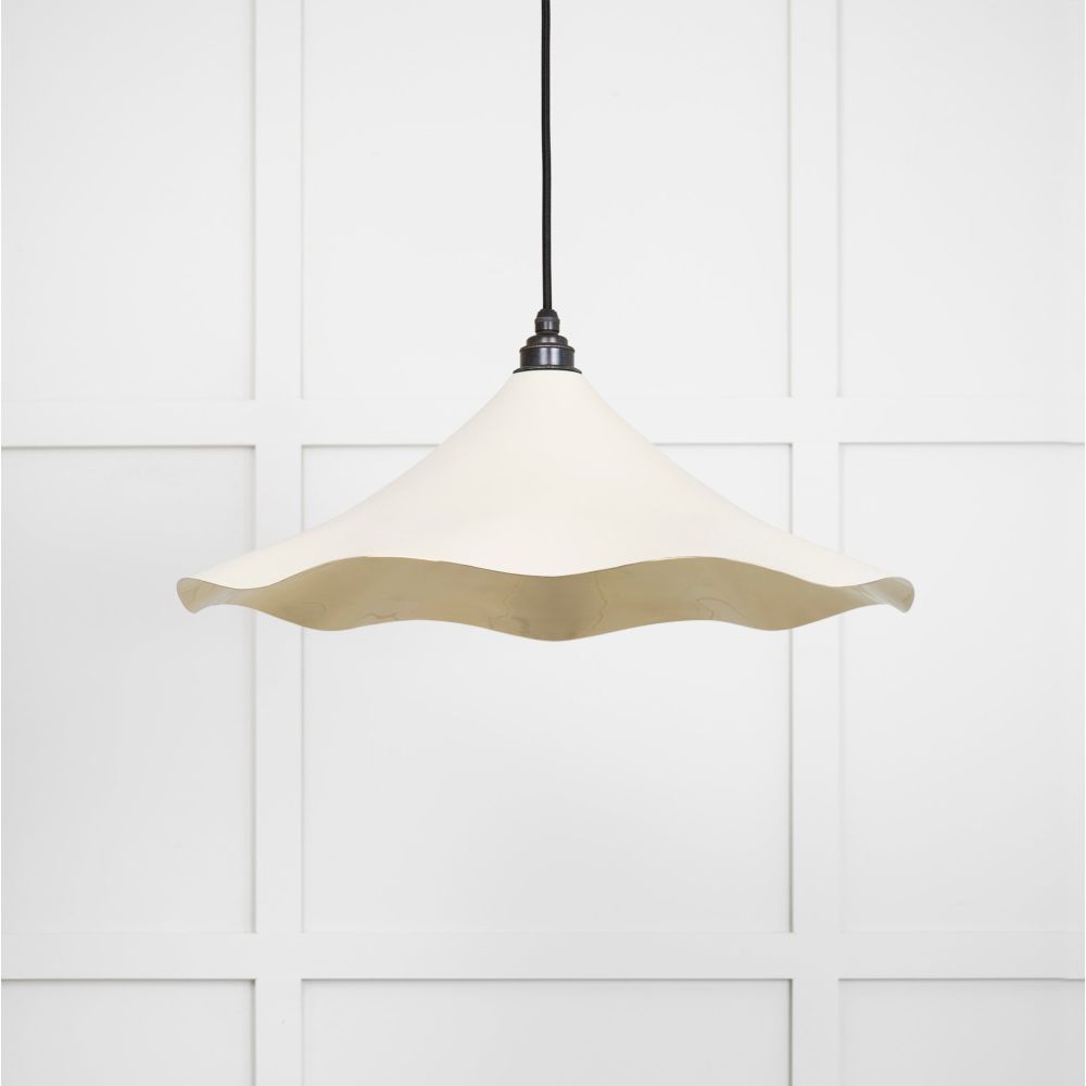 From The Anvil - Smooth Brass Flora Pendant in Teasel | Sku. 49731STE | Trade Door Handles.