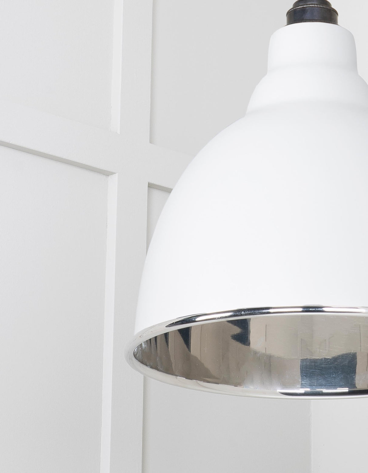 From The Anvil - Smooth Nickel Brindley Cluster Pendant in Flock | Sku. 49737SF | Trade Door Handles.