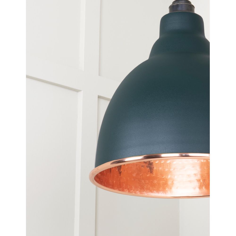 From The Anvil - Hammered Copper Brindley Cluster Pendant in Dingle | Sku. 49739SDI | Trade Door Handles.