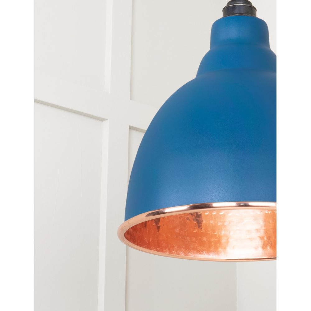 From The Anvil - Hammered Copper Brindley Cluster Pendant in Upstream | Sku. 49739SU | Trade Door Handles.
