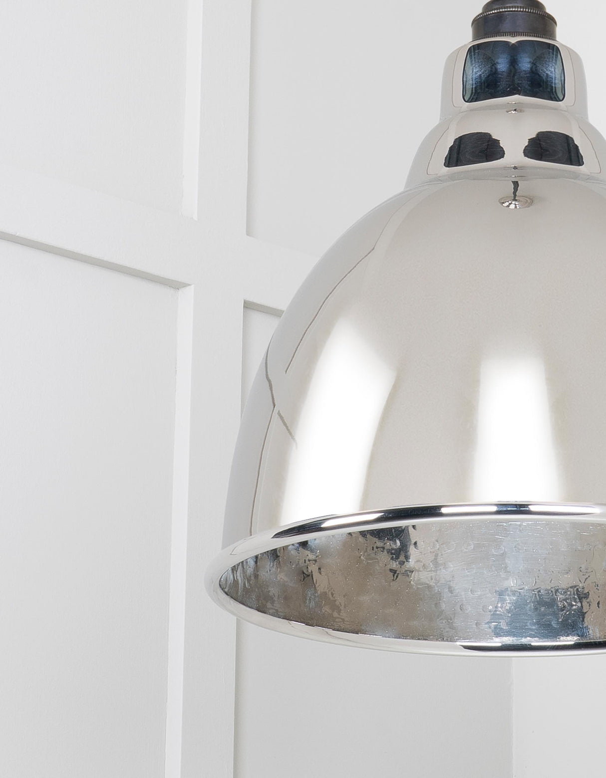 From The Anvil - Hammered Nickel Brindley Cluster Pendant | Sku. 49740 | Trade Door Handles.