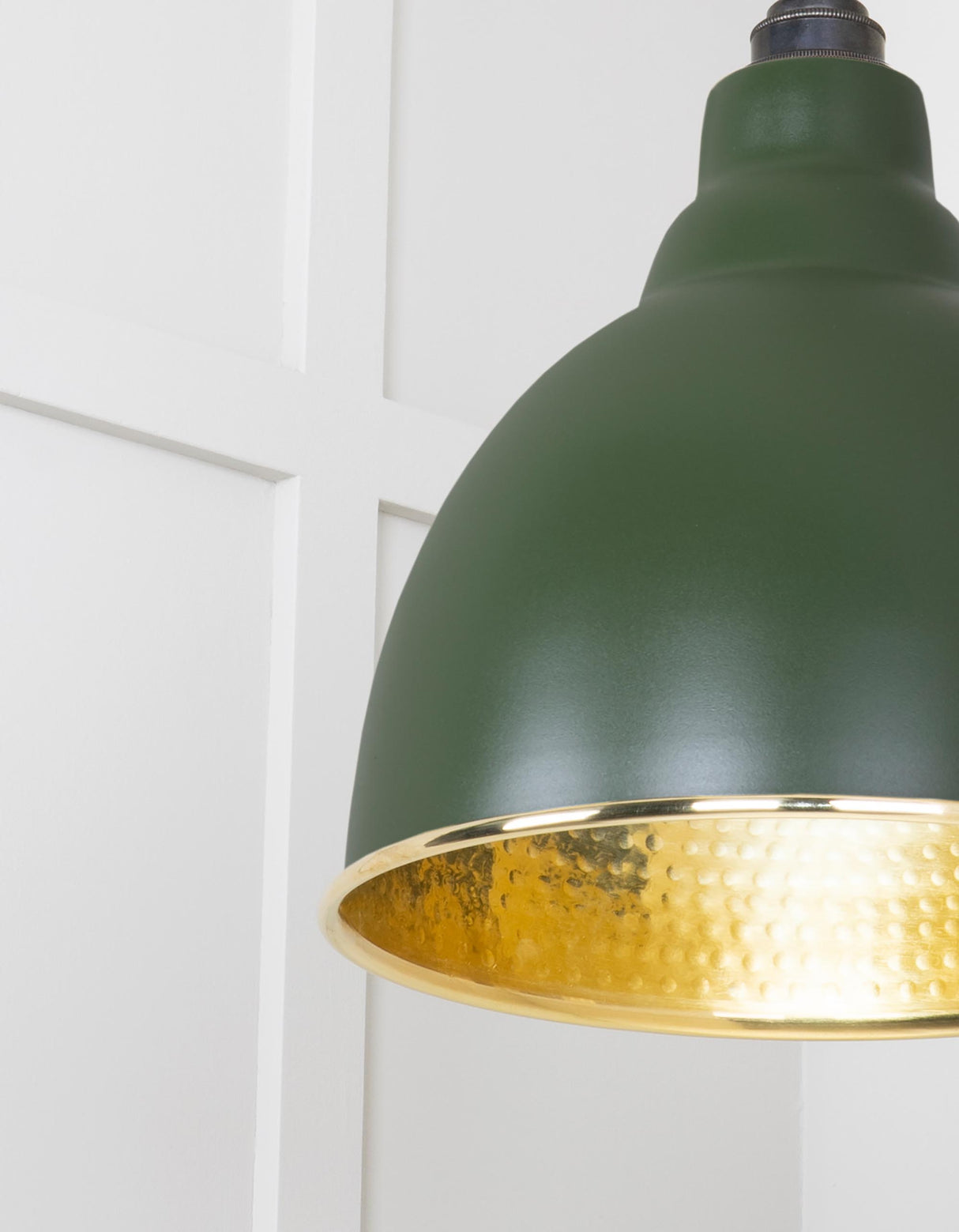 From The Anvil - Hammered Brass Brindley Cluster Pendant in Heath | Sku. 49741SH | Trade Door Handles.