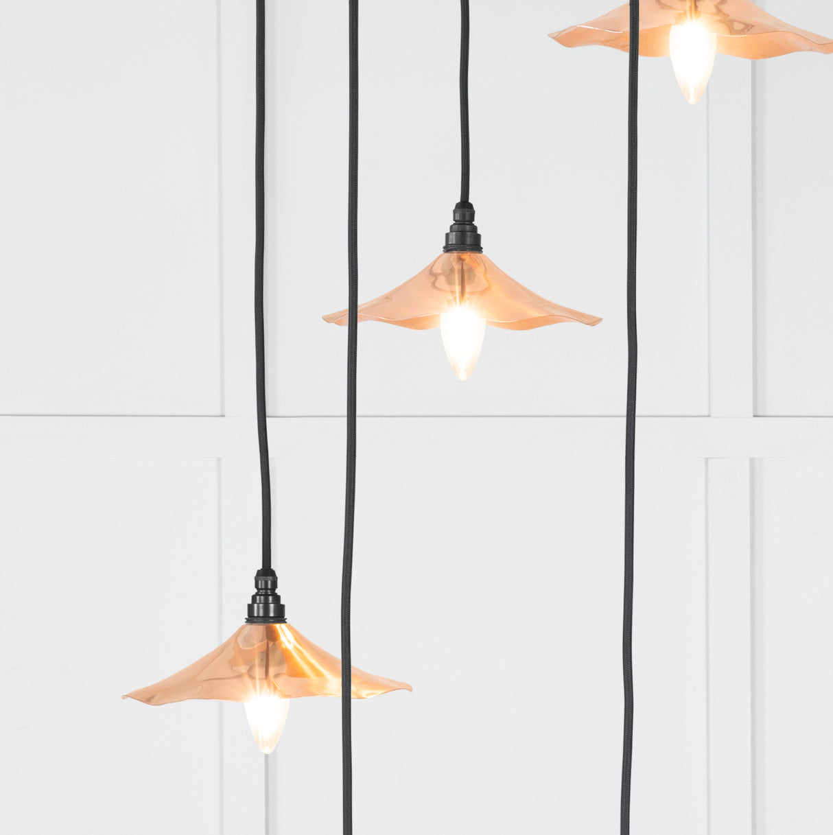 From The Anvil - Smooth Copper Flora Cluster Pendant | Sku. 49743 | Trade Door Handles.