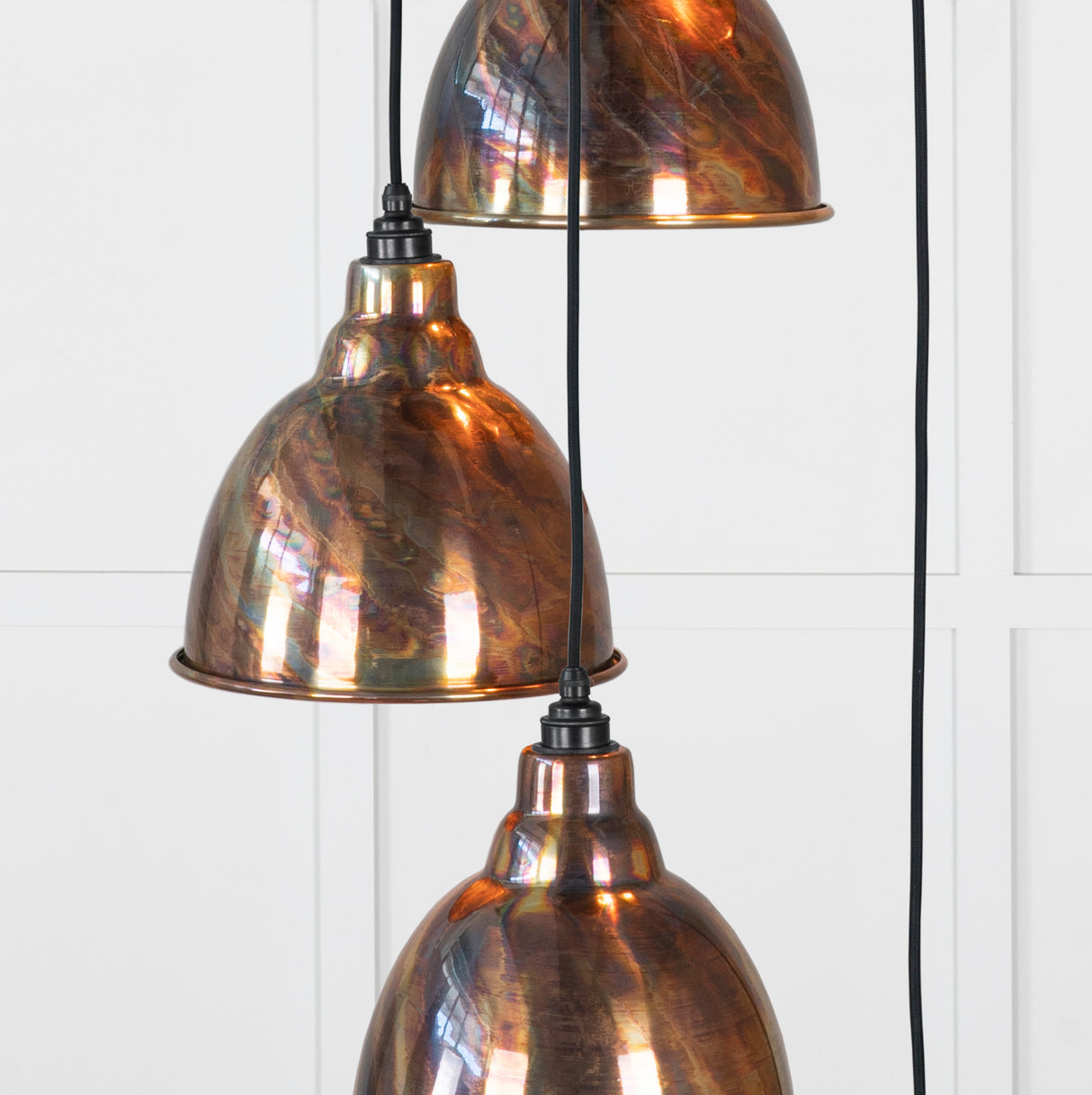 From The Anvil - Burnished Brindley Cluster Pendant | Sku. 49748 | Trade Door Handles.
