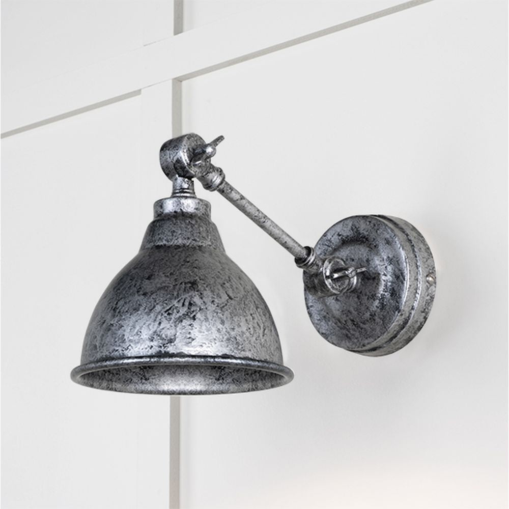 High quality images of the From The Anvil - Pewter Brindley Wall Light | Sku. Anvil-49754 | available to order from Trade Door Handles, quick delivery at discounted prices.