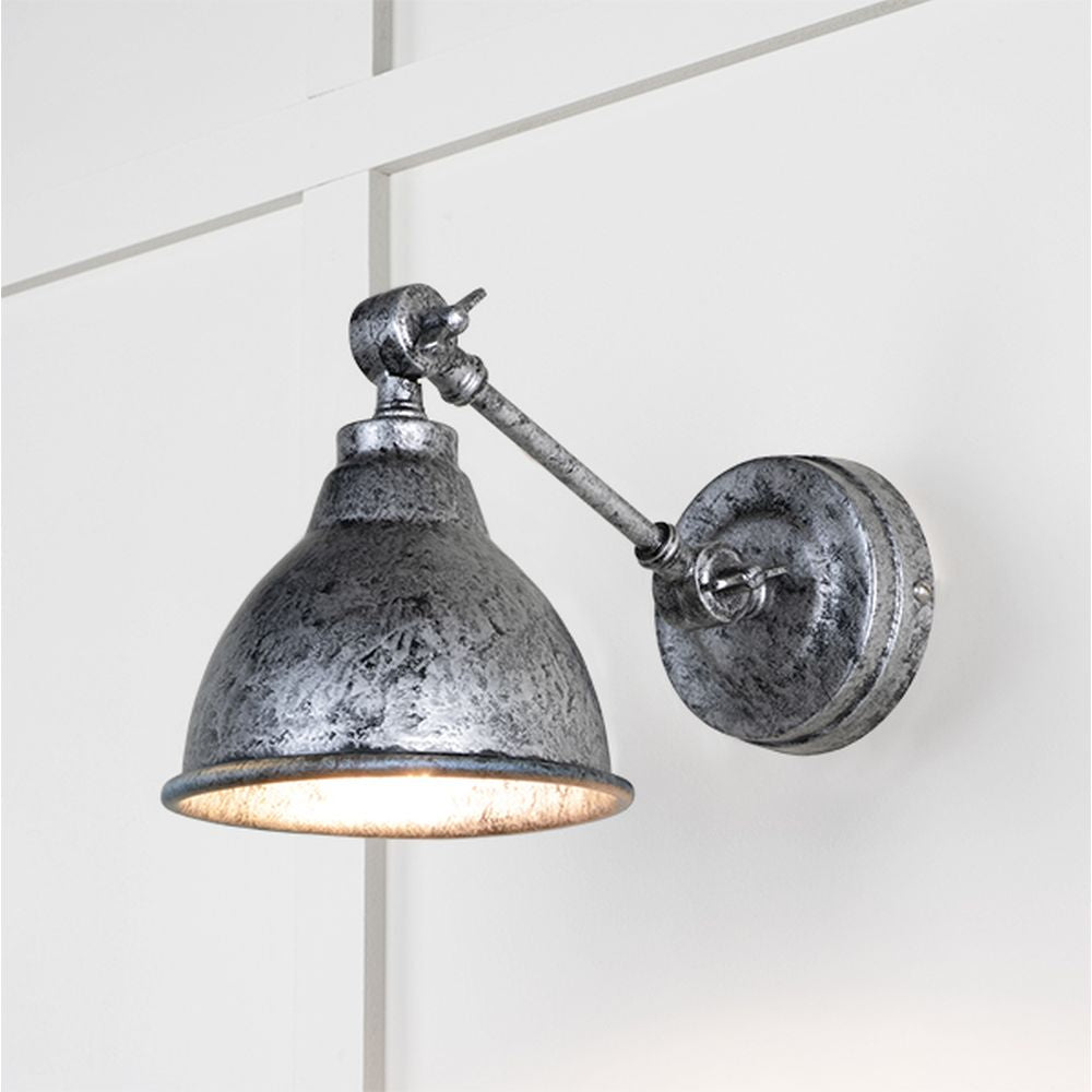 High quality images of the From The Anvil - Pewter Brindley Wall Light | Sku. Anvil-49754 | available to order from Trade Door Handles, quick delivery at discounted prices.