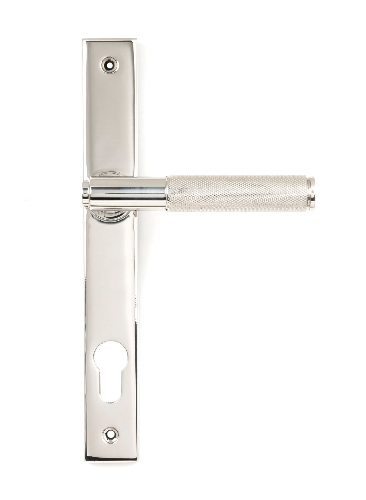 From The Anvil - Polished Marine SS (316) Brompton Slimline Espag. Lock Set | Sku. 49803 | Trade Door Handles.
