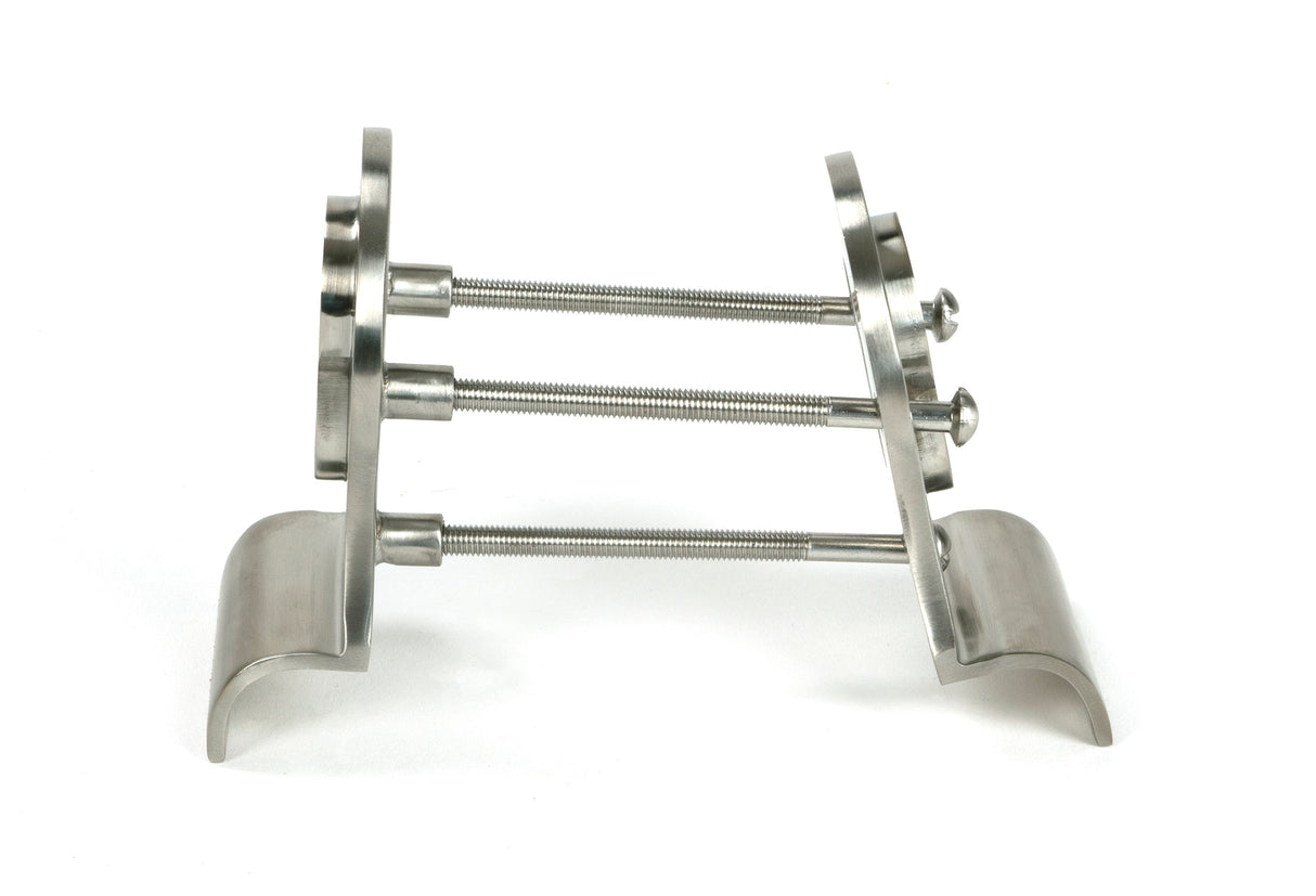 From The Anvil - Satin Marine SS (316) 50mm Euro Door Pull (Back to Back fixings) | Sku. 49812 | Trade Door Handles.