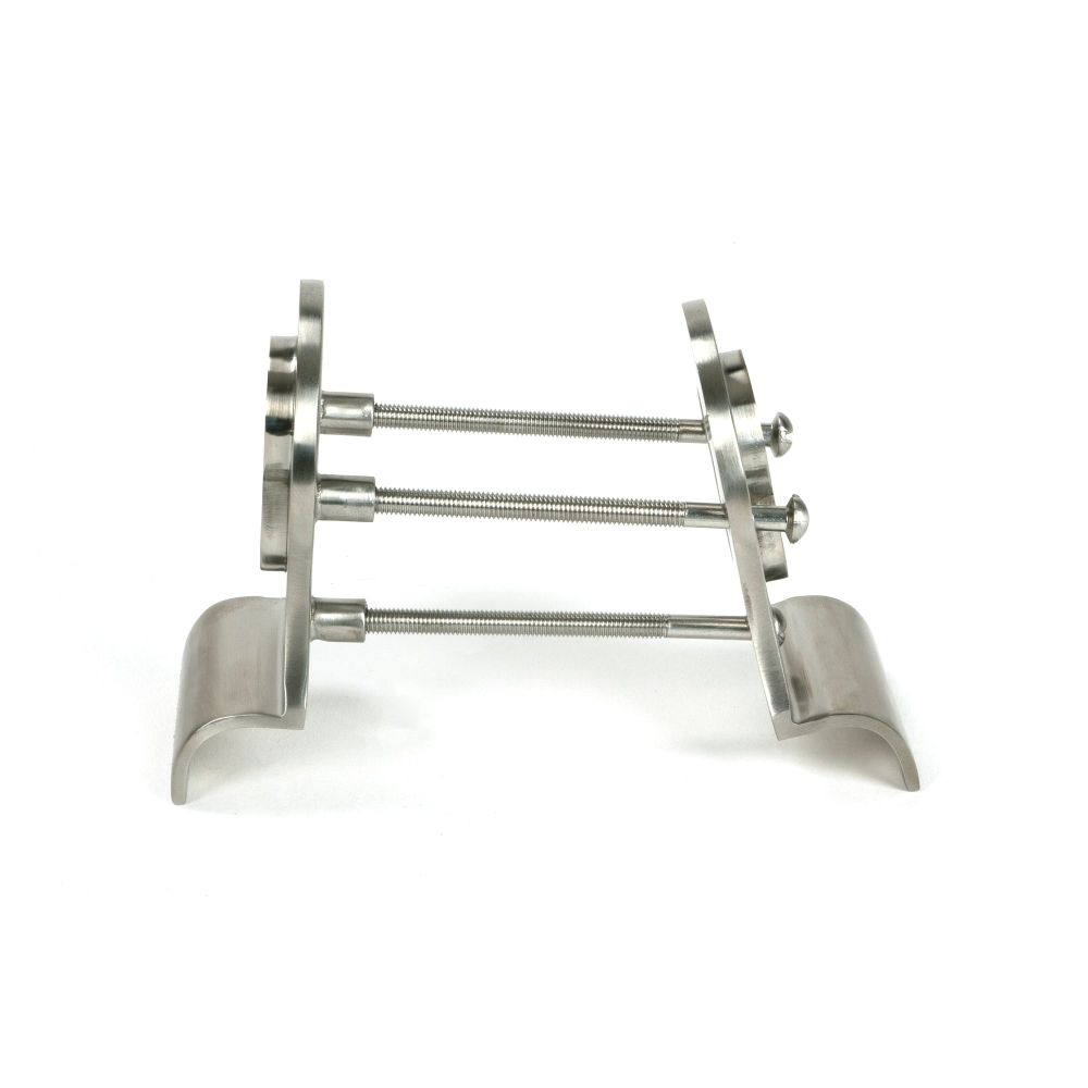 From The Anvil - Satin Marine SS (316) 50mm Euro Door Pull (Back to Back fixings) | Sku. 49812 | Trade Door Handles.