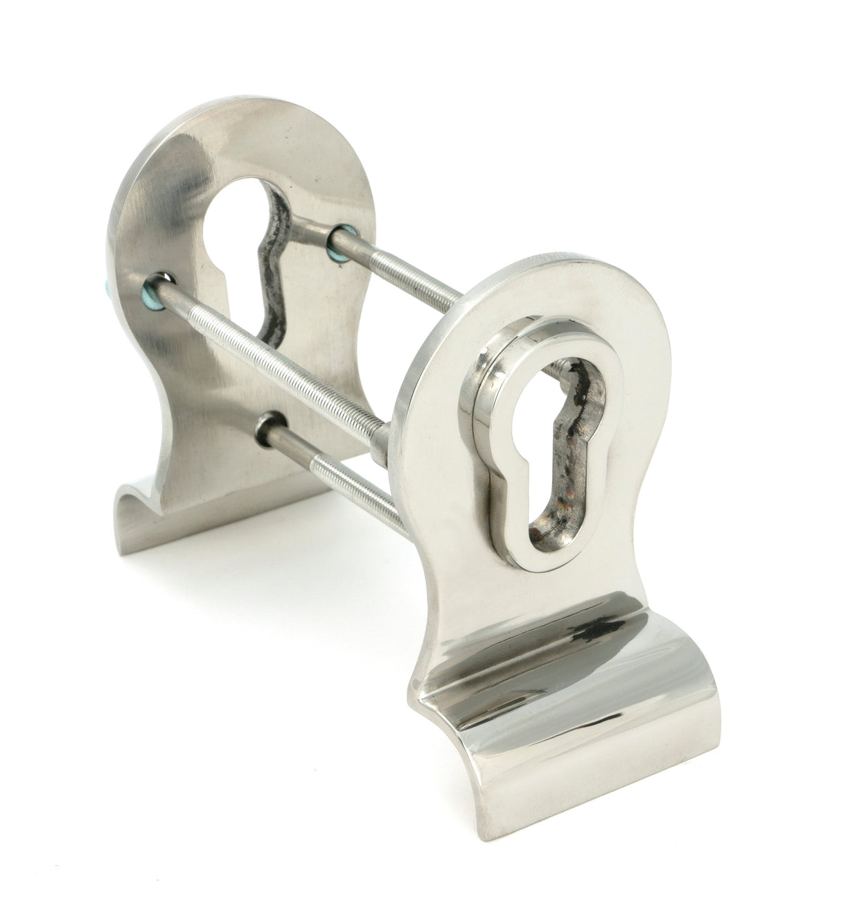 From The Anvil - Polished Marine SS (316) 50mm Euro Door Pull (Back to Back fixings) | Sku. 49813 | Trade Door Handles.