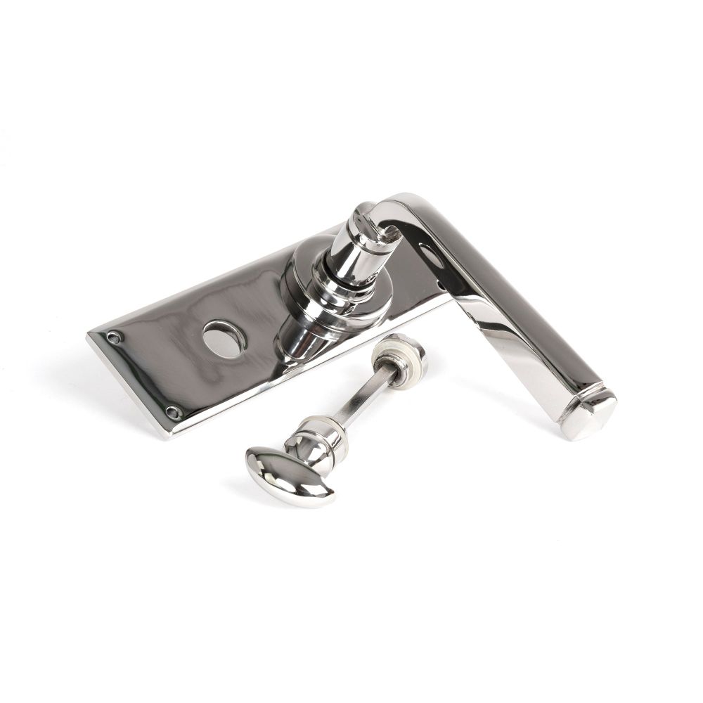 From The Anvil - Polished Marine SS (316) Avon Lever Bathroom Set | Sku. 49829 | Trade Door Handles.