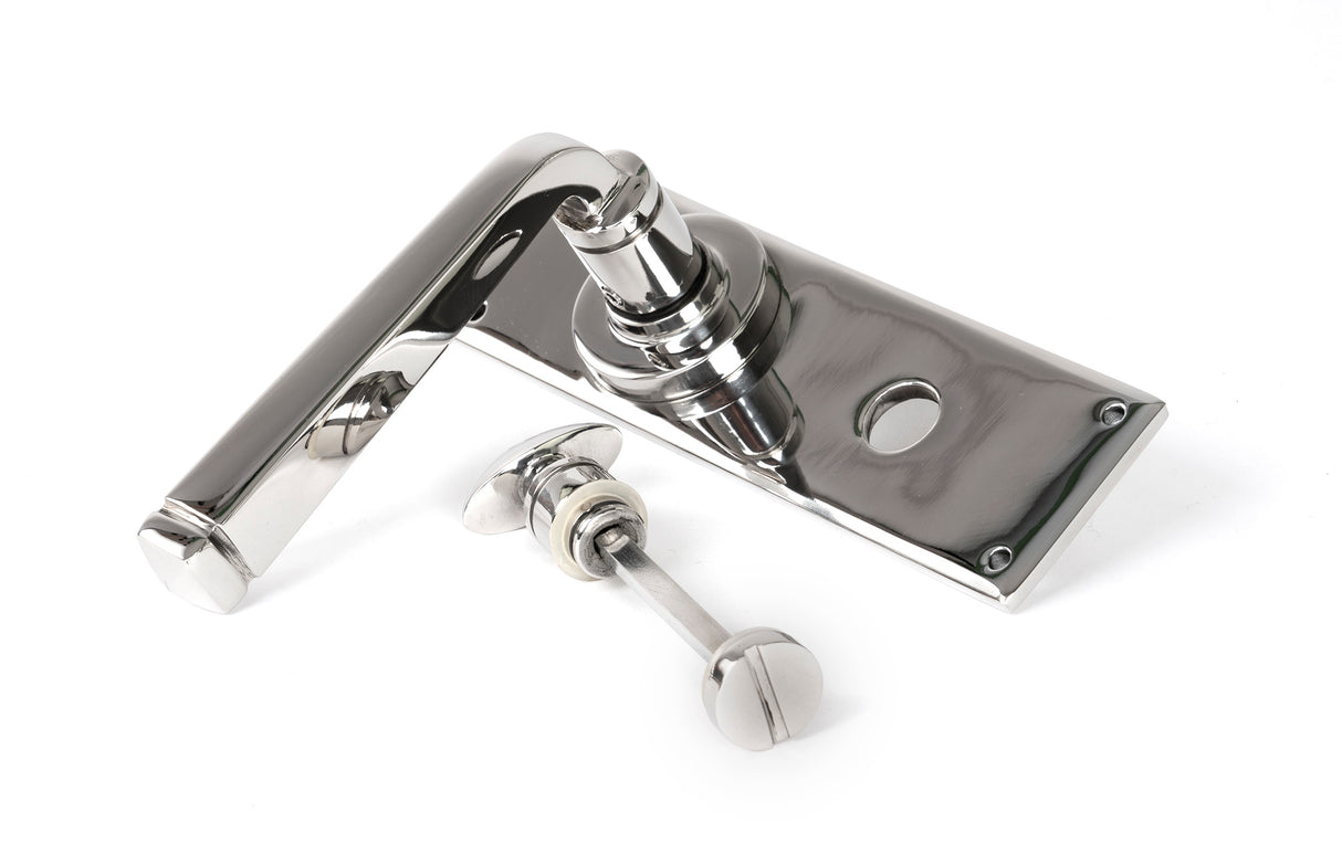 From The Anvil - Polished Marine SS (316) Avon Lever Bathroom Set | Sku. 49829 | Trade Door Handles.