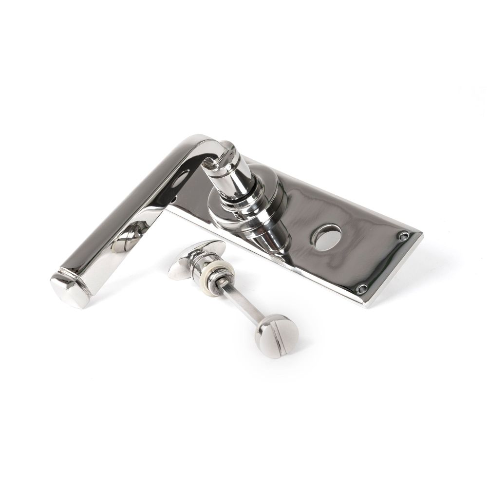 From The Anvil - Polished Marine SS (316) Avon Lever Bathroom Set | Sku. 49829 | Trade Door Handles.