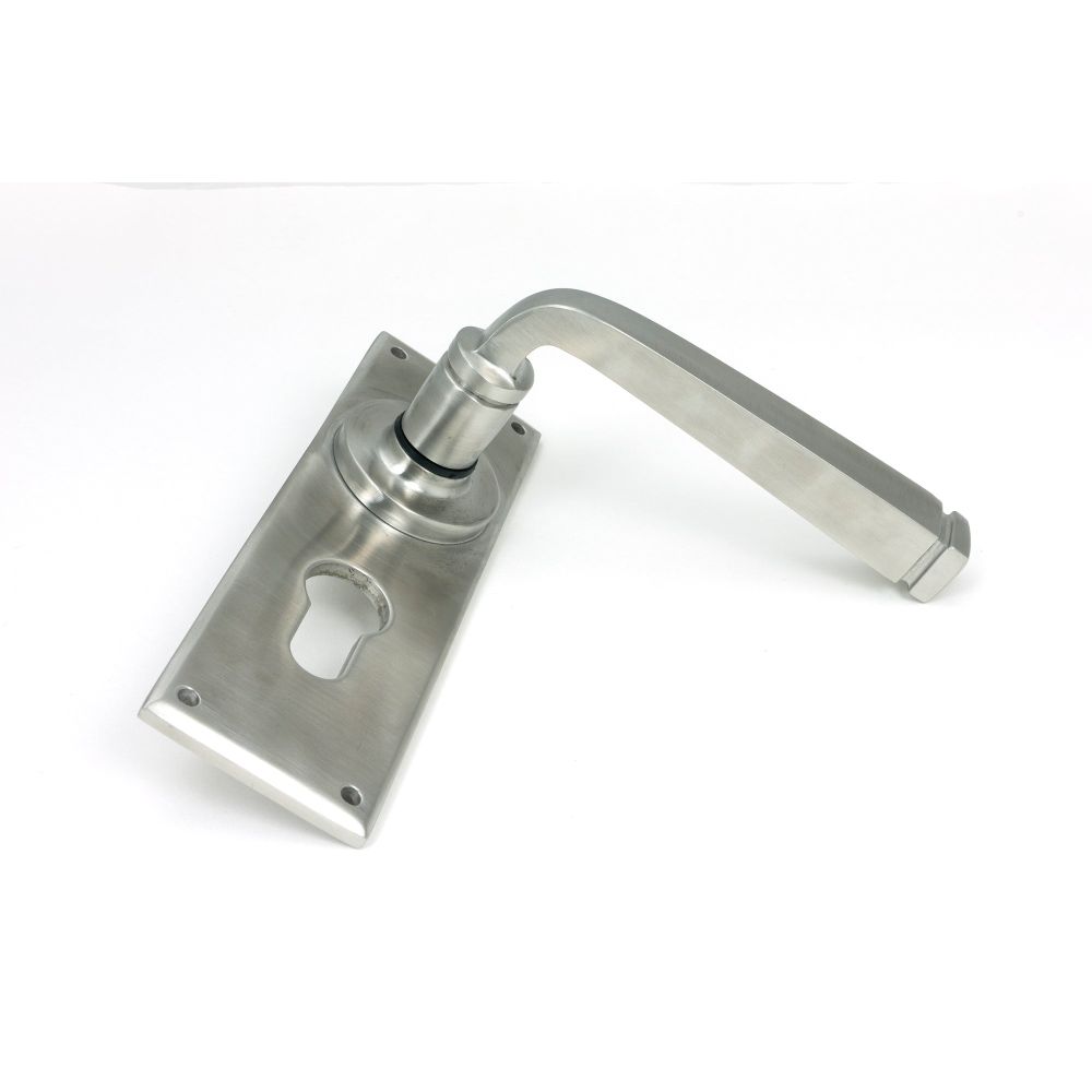 From The Anvil - Satin Marine SS (316) Avon Lever Euro Lock Set | Sku. 49830 | Trade Door Handles.