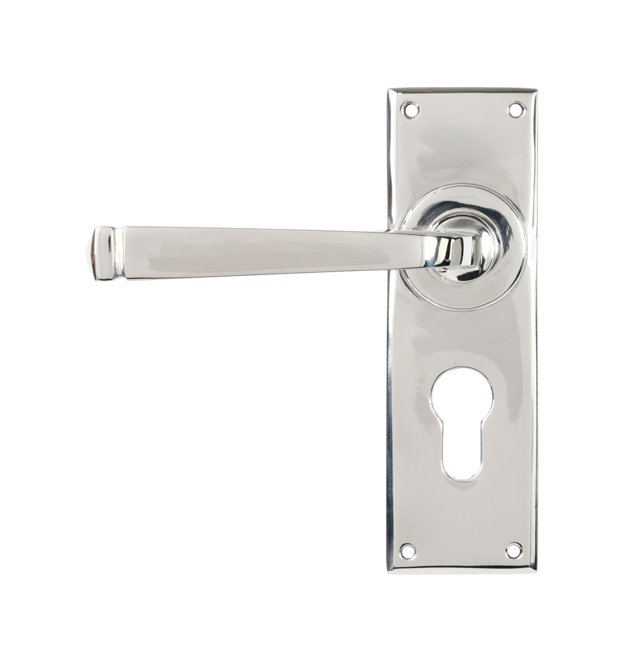 From The Anvil - Polished Marine SS (316) Avon Lever Euro Lock Set | Sku. 49831 | Trade Door Handles.