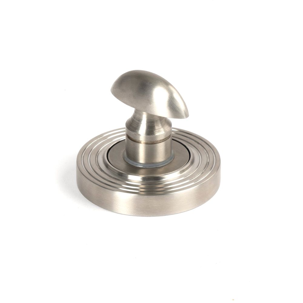 From The Anvil - Satin Marine SS (316) Round Thumbturn Set (Beehive) | Sku. 49858 | Trade Door Handles.