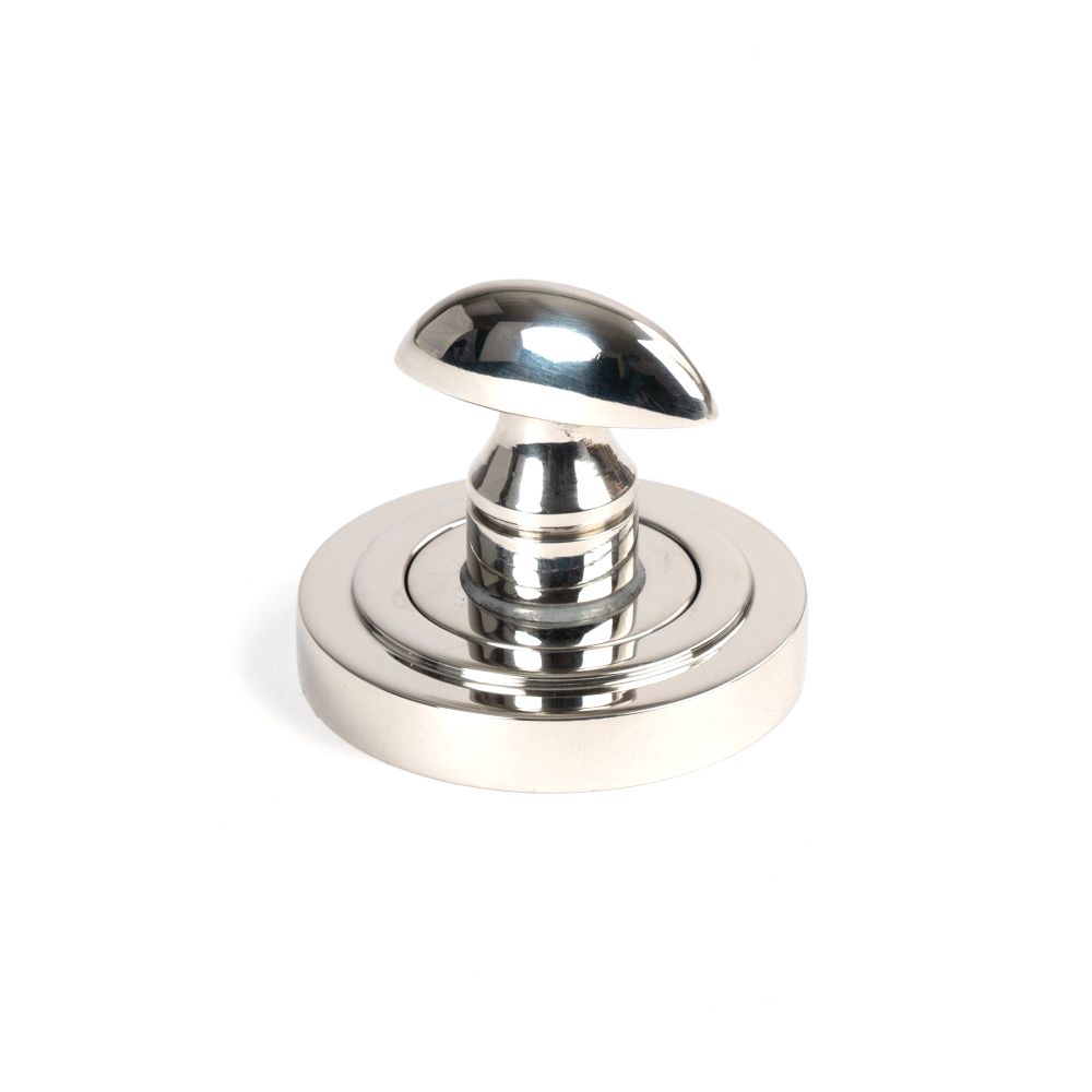 From The Anvil - Polished Marine SS (316) Round Thumbturn Set (Art Deco) | Sku. 49861 | Trade Door Handles.
