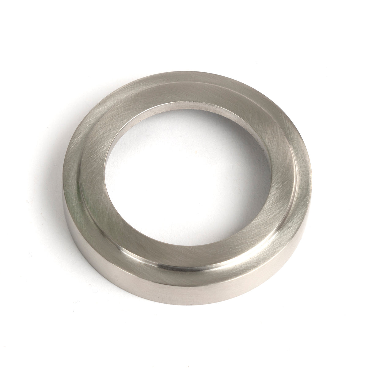 From The Anvil - Satin Marine SS (316) Round Escutcheon (Art Deco) | Sku. 49865 | Trade Door Handles.