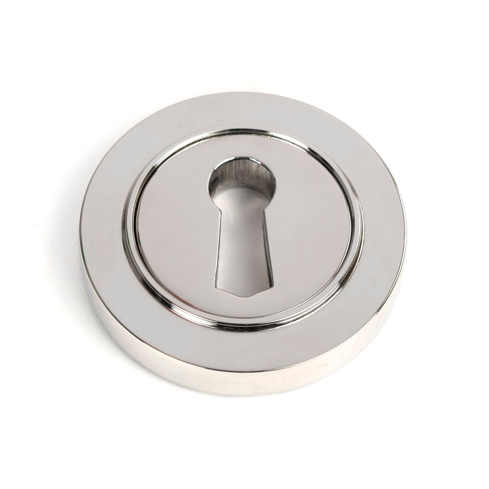 From The Anvil - Polished Marine SS (316) Round Escutcheon (Plain) | Sku. 49868 | Trade Door Handles.