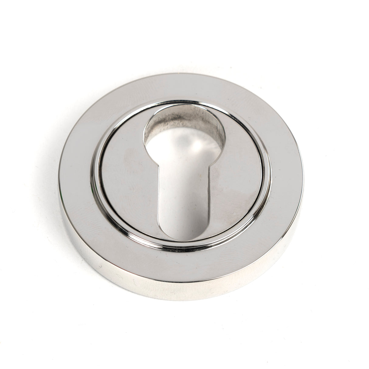 From The Anvil - Polished Marine SS (316) Round Euro Escutcheon (Plain) | Sku. 49876 | Trade Door Handles.