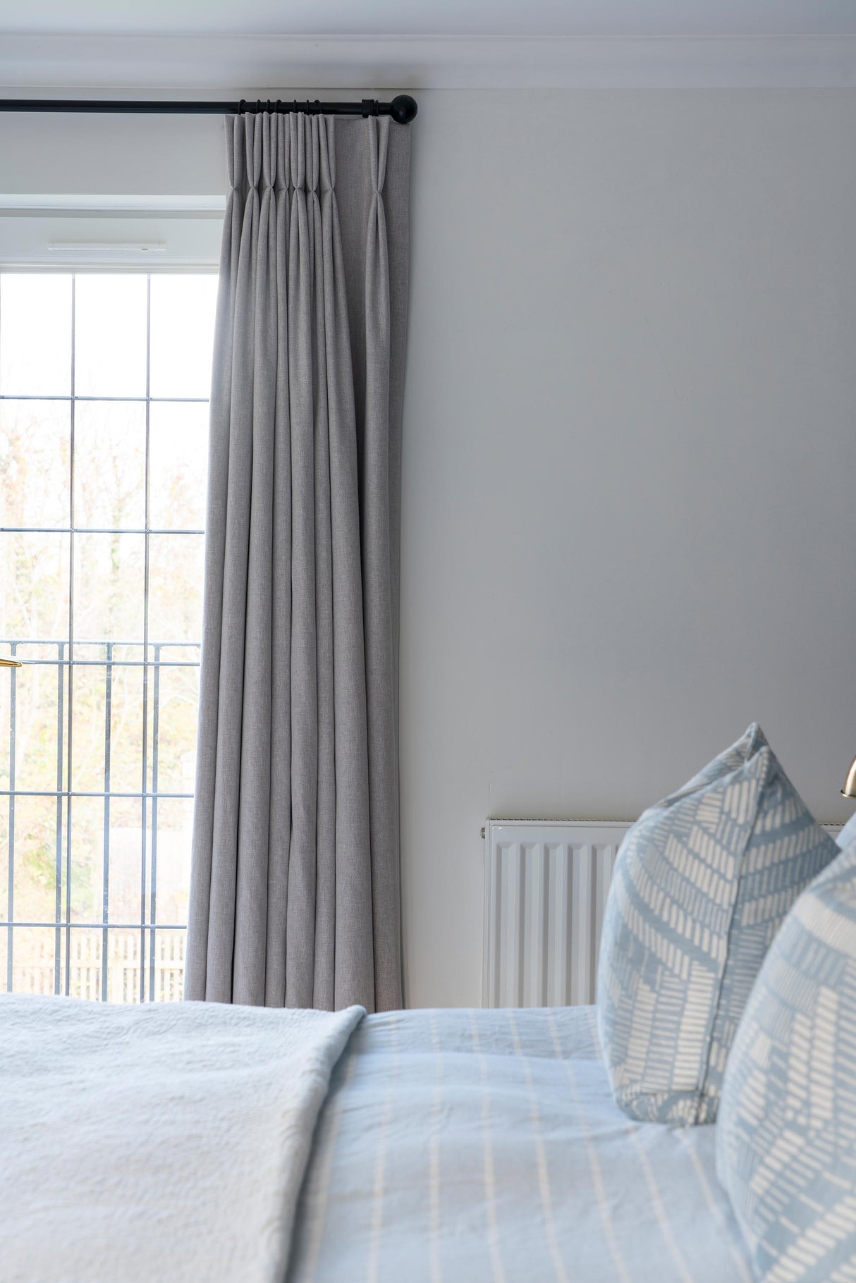 From The Anvil - Black 2m Curtain Pole | Sku. 49913 | Trade Door Handles.